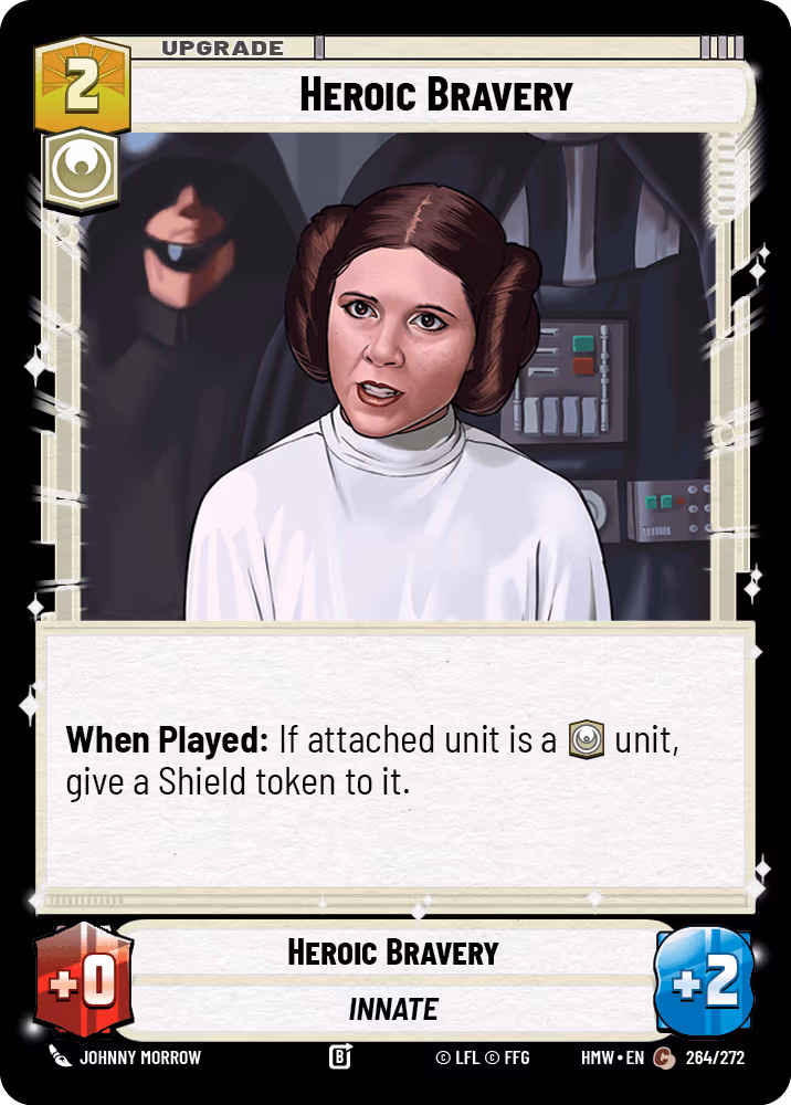 Heroic Bravery HMW-264 Star Wars Unlimited card