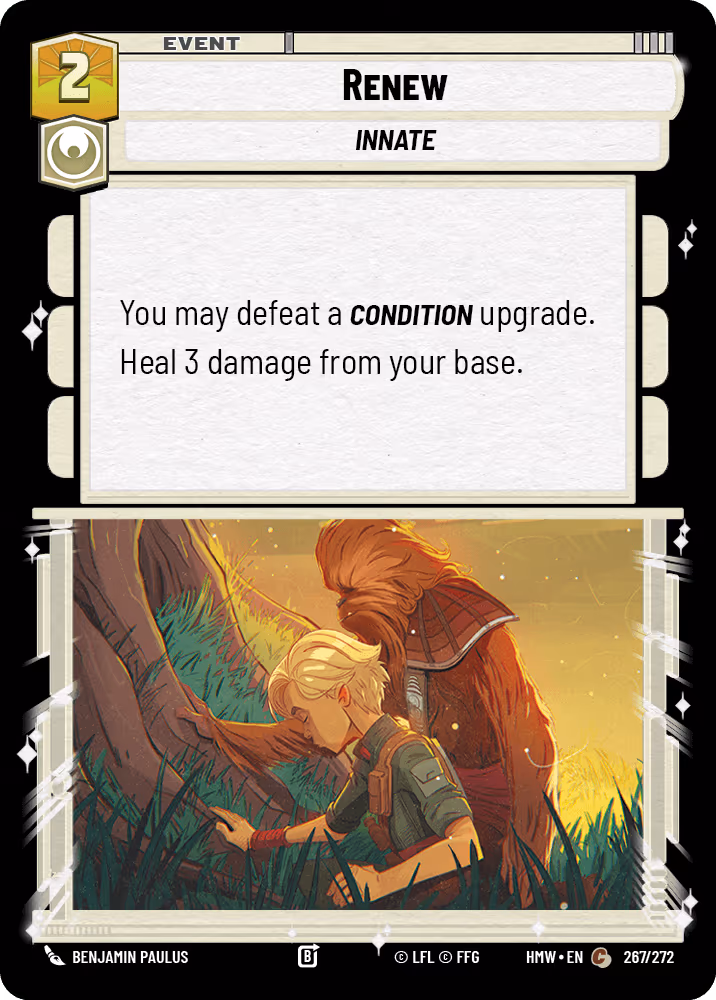 Renew HMW-267 Star Wars Unlimited card