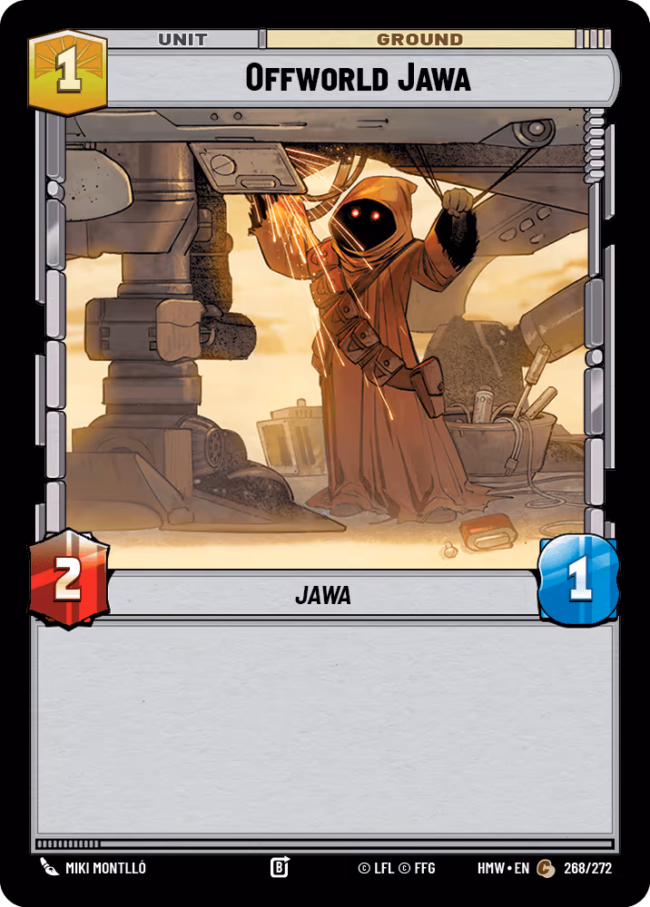 Offworld Jawa HMW-268 Star Wars Unlimited card
