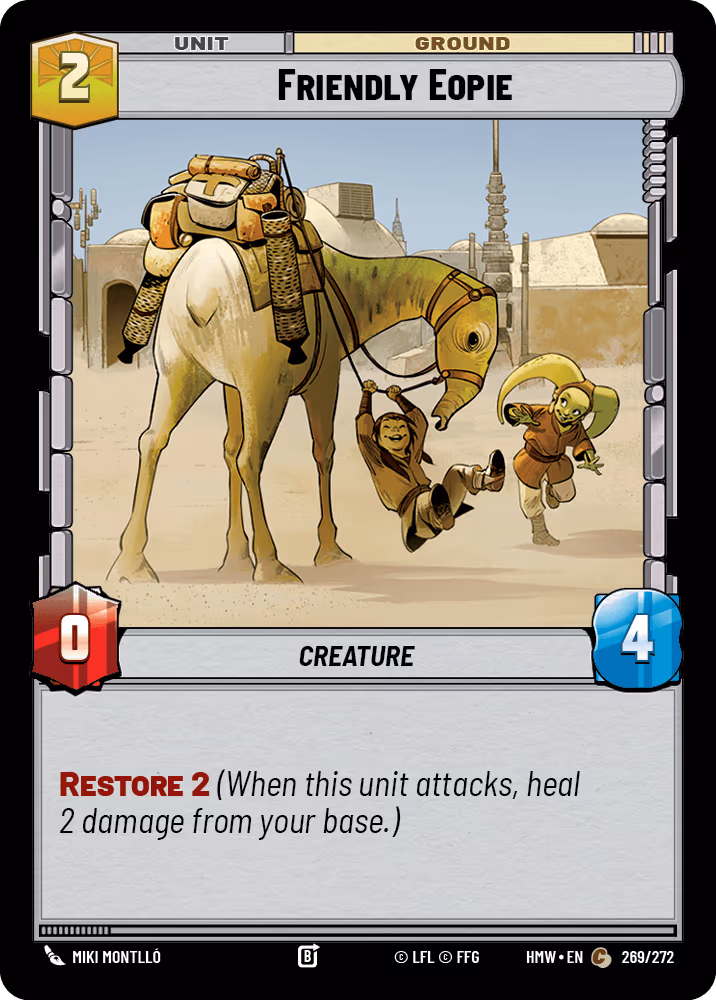 Friendly Eopie HMW-269 Star Wars Unlimited card