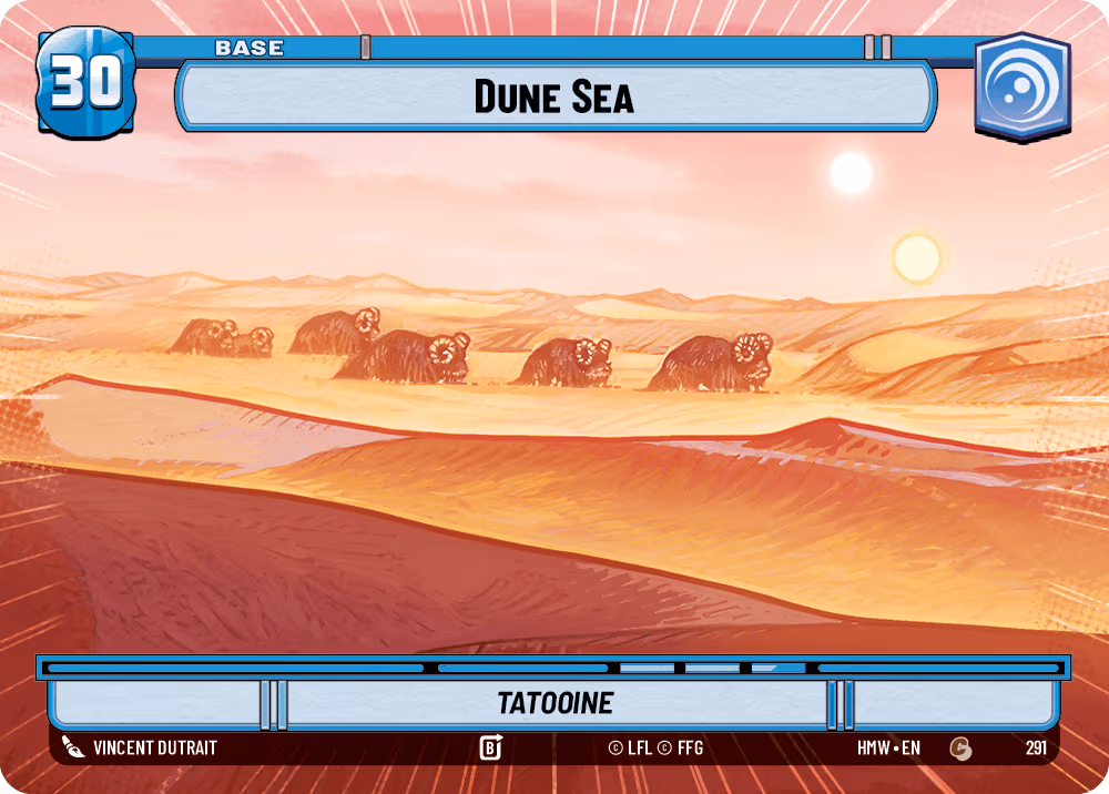 Dune Sea - Tatooine HMW-291 Hyperspace Star Wars Unlimited card