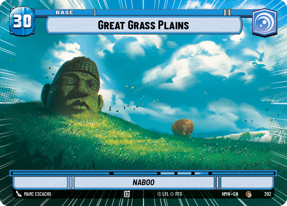 Great Grass Plains - Naboo HMW-292 Hyperspace Star Wars Unlimited card
