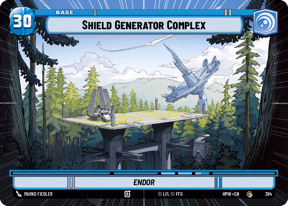 Shield Generator Complex - Endor HMW-294 Hyperspace Star Wars Unlimited card