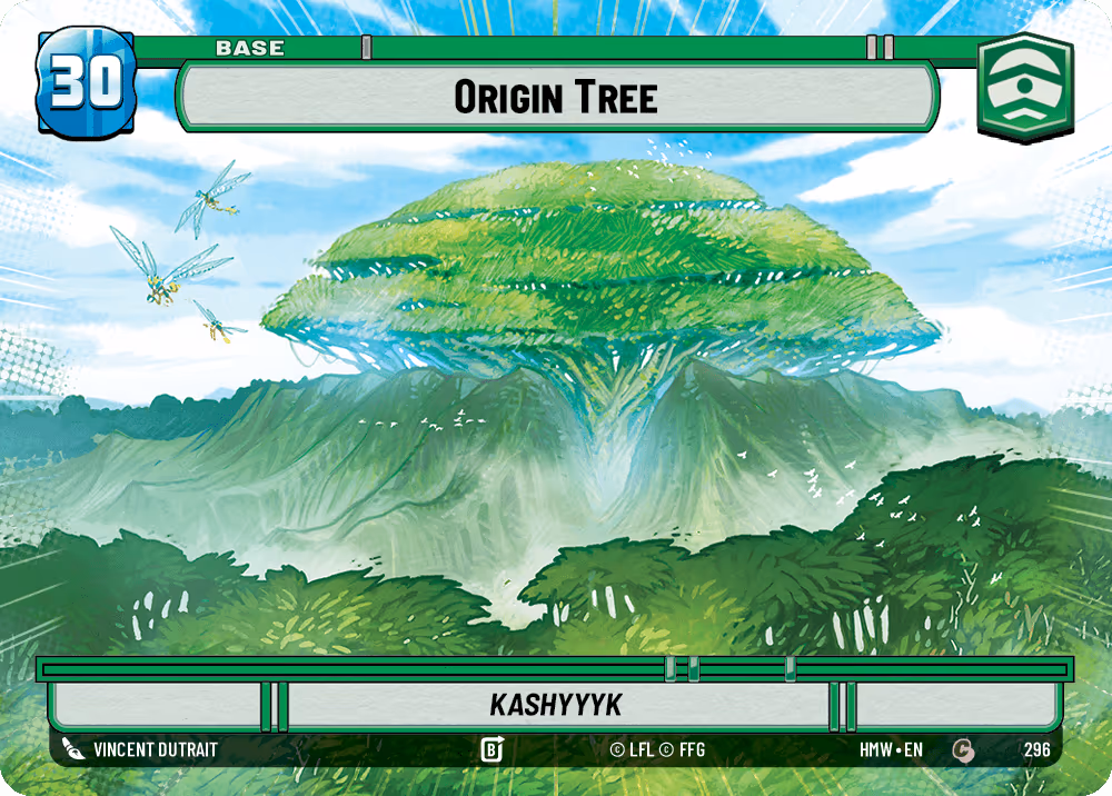 Origin Tree - Kashyyyk HMW-296 Hyperspace Star Wars Unlimited card