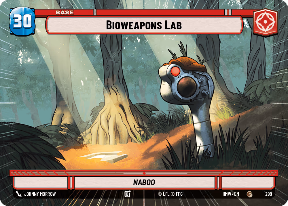 Bioweapons Lab - Naboo HMW-299 Hyperspace Star Wars Unlimited card