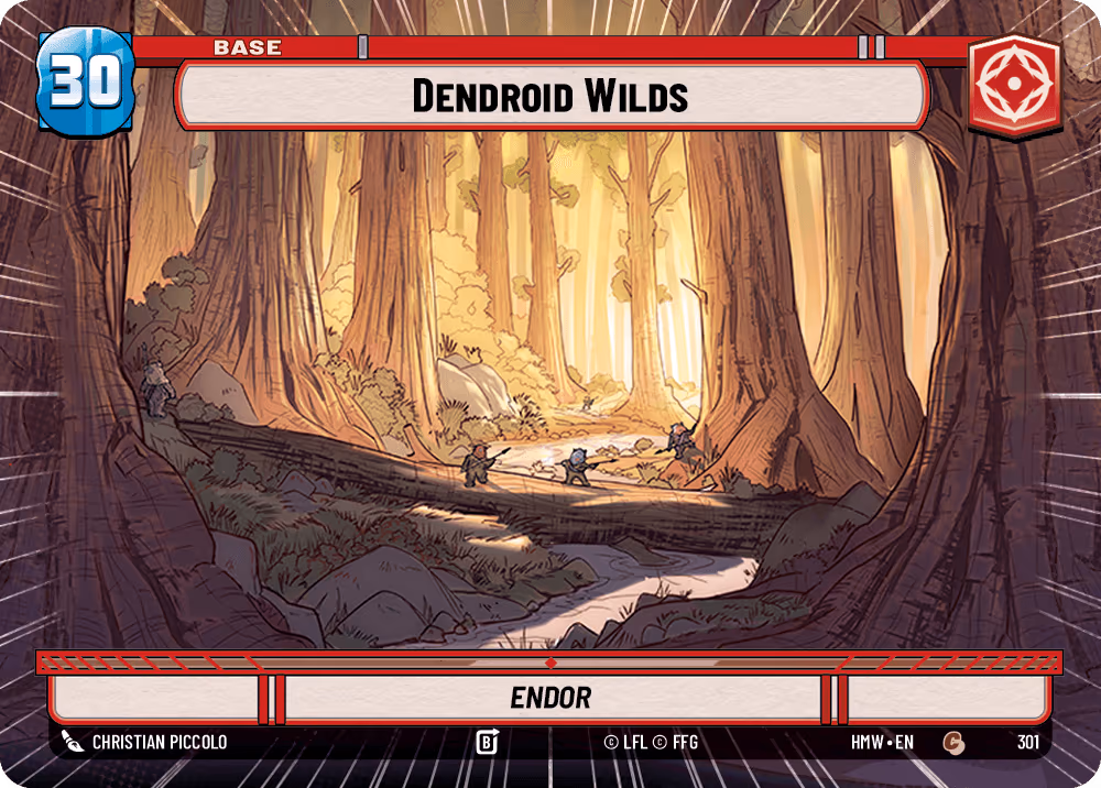 Dendroid Wilds - Endor HMW-301 Hyperspace Star Wars Unlimited card