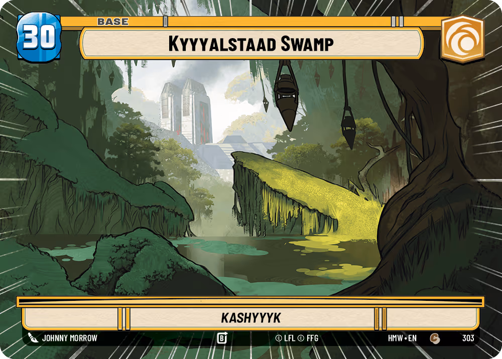 Kyyyalstaad Swamp - Kashyyyk HMW-303 Hyperspace Star Wars Unlimited card