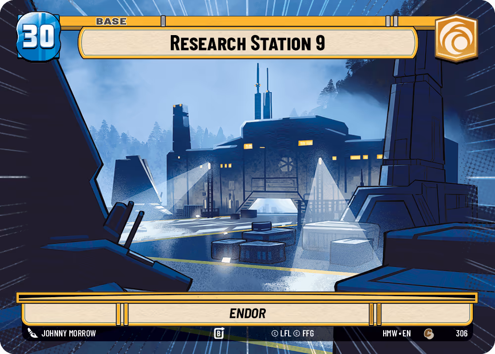Research Station 9 - Endor HMW-306 Hyperspace Star Wars Unlimited card