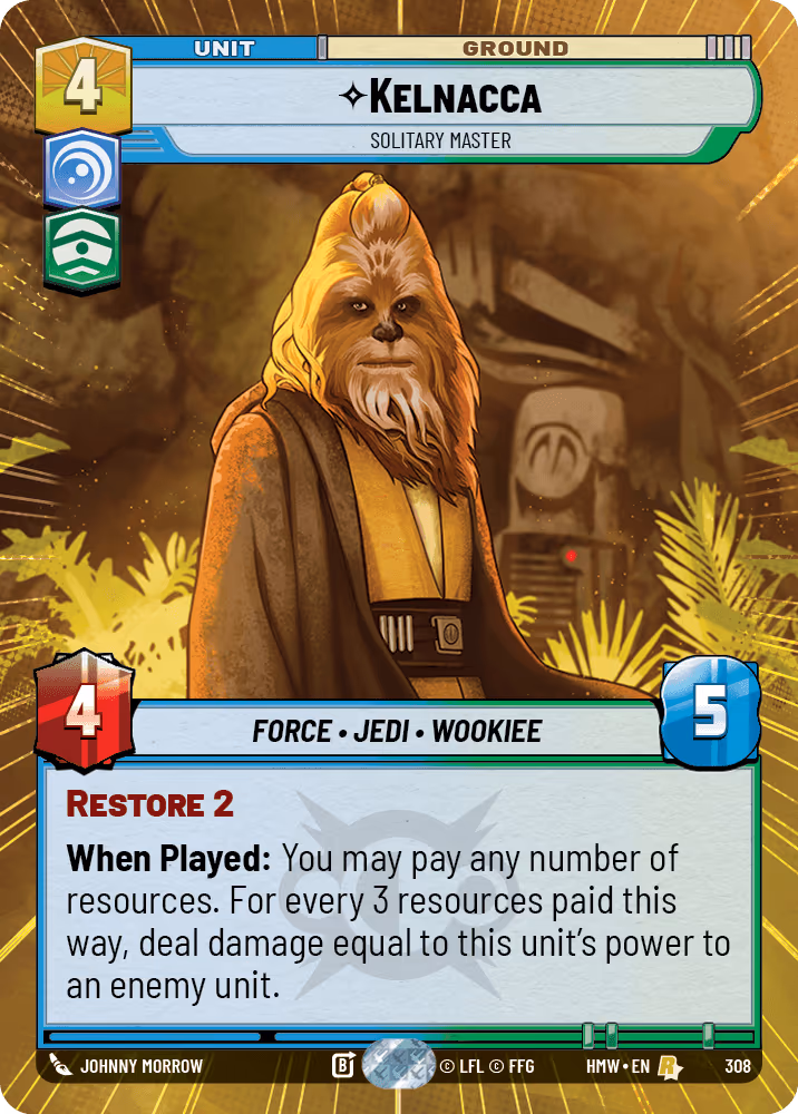 Kelnacca - Solitary Master HMW-308 Hyperspace Star Wars Unlimited card