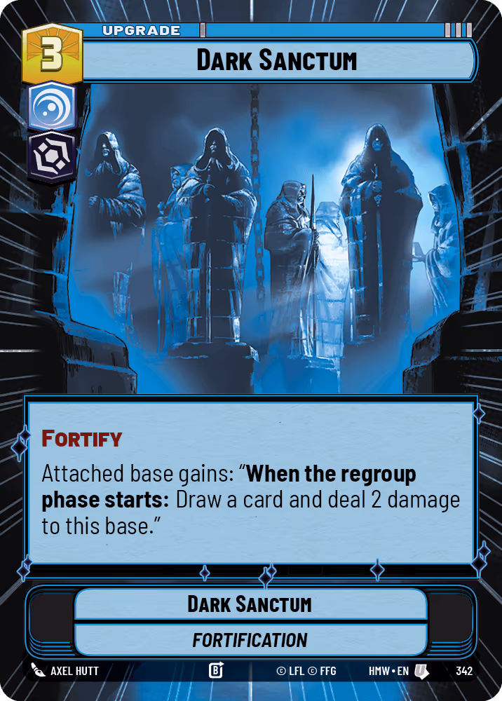 Dark Sanctum HMW-342 Hyperspace Star Wars Unlimited card