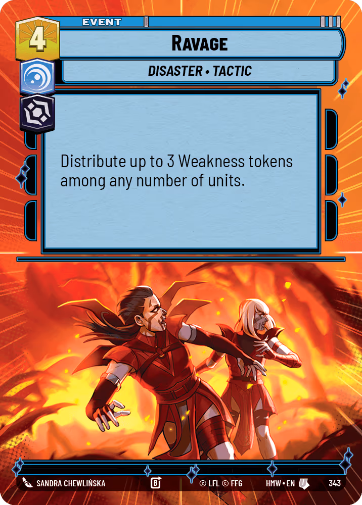 Ravage HMW-343 Hyperspace Star Wars Unlimited card