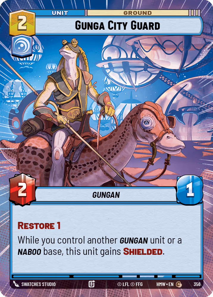 Gunga City Guard HMW-356 Hyperspace Star Wars Unlimited card