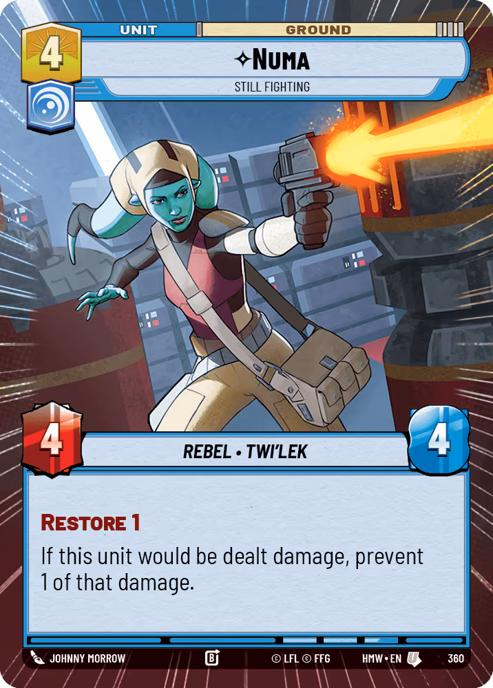 Numa - Still Fighting HMW-360 Hyperspace Star Wars Unlimited card