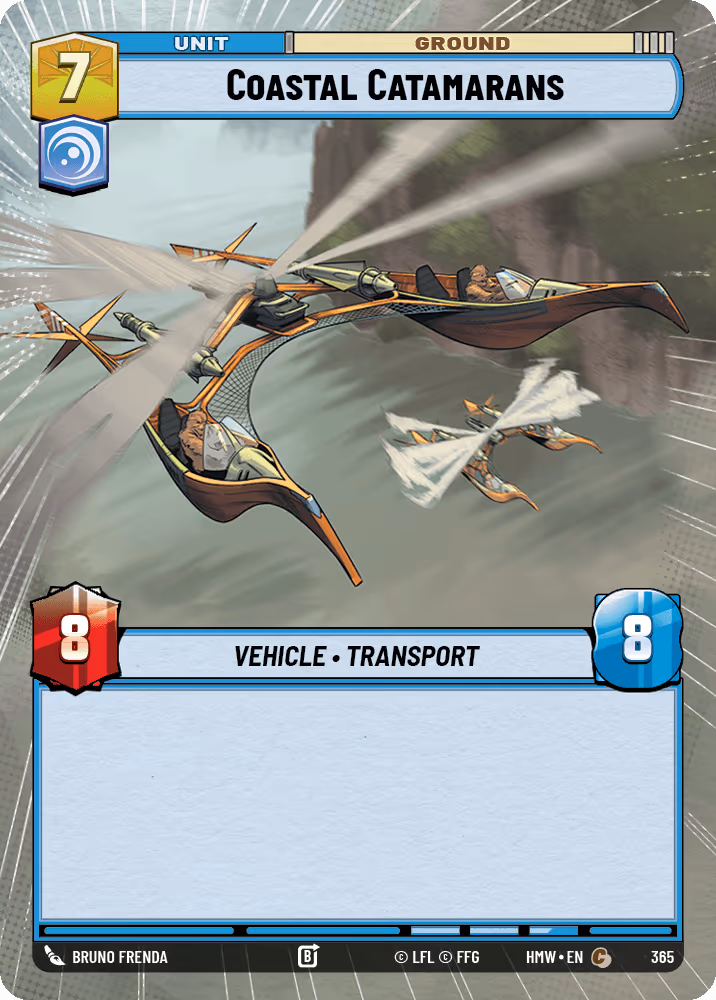 Coastal Catamarans HMW-365 Hyperspace Star Wars Unlimited card