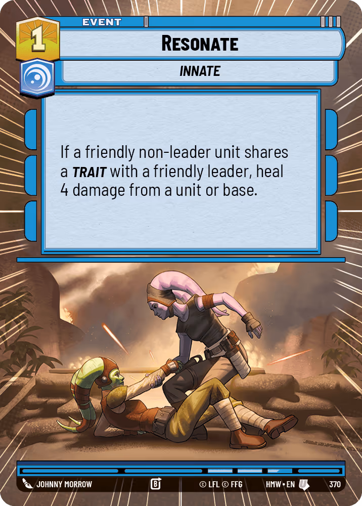Resonate HMW-370 Hyperspace Star Wars Unlimited card