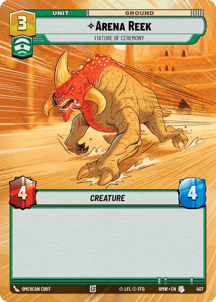 Arena Reek - Fixture of Ceremony HMW-407 Hyperspace Star Wars Unlimited card