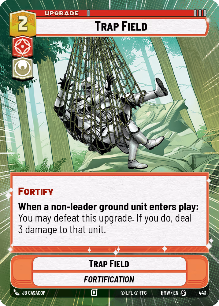 Trap Field HMW-443 Hyperspace Star Wars Unlimited card