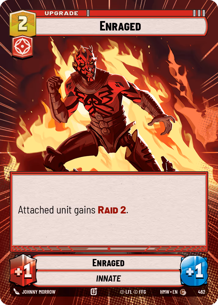 Enraged HMW-462 Hyperspace Star Wars Unlimited card