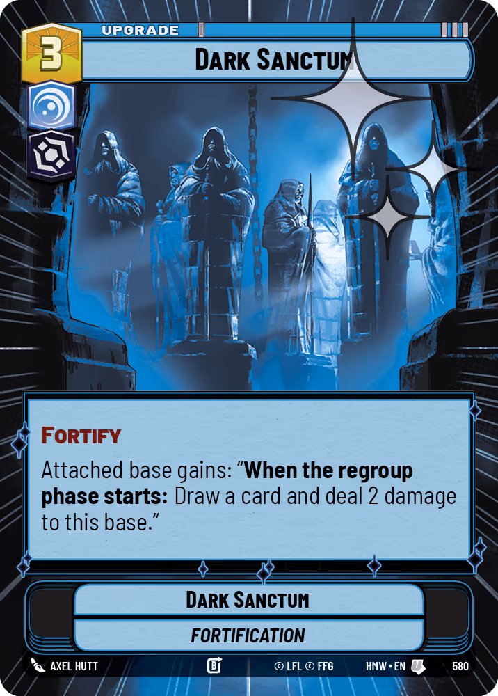 Dark Sanctum HMW-580 Hyperspace Foil Star Wars Unlimited card