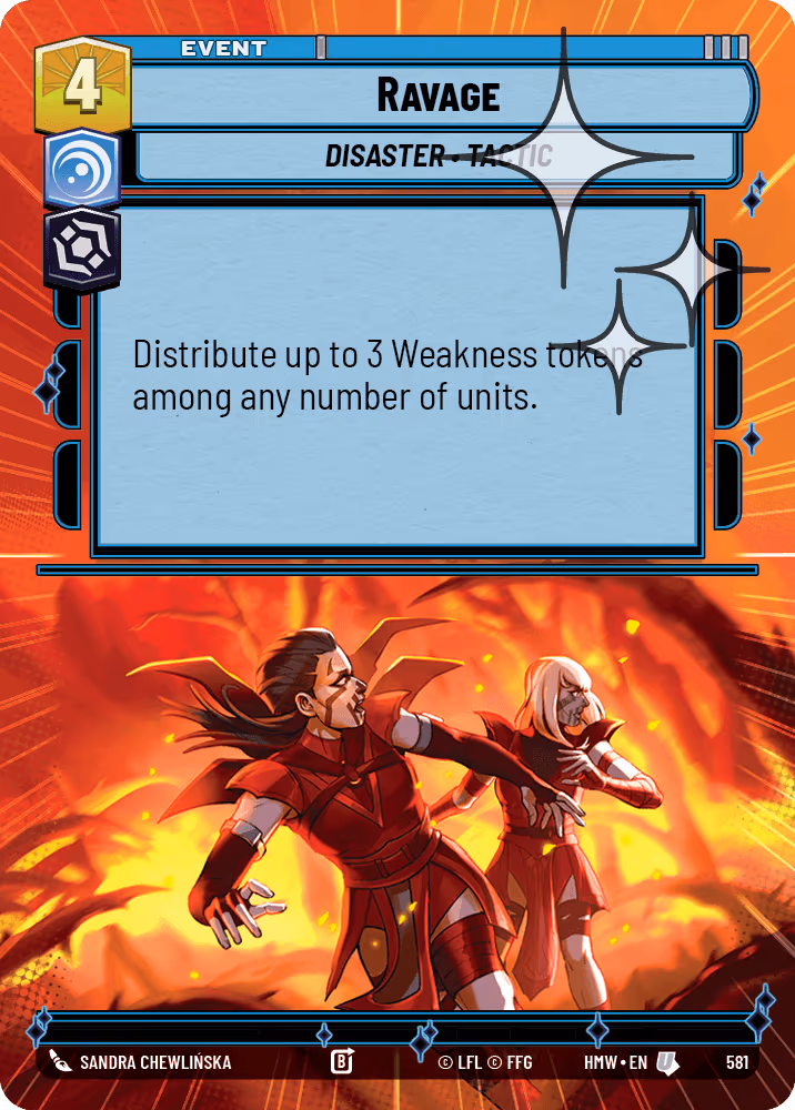Ravage HMW-581 Hyperspace Foil Star Wars Unlimited card