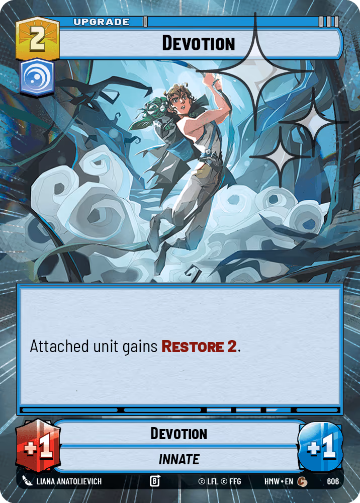 Devotion HMW-606 Hyperspace Foil Star Wars Unlimited card