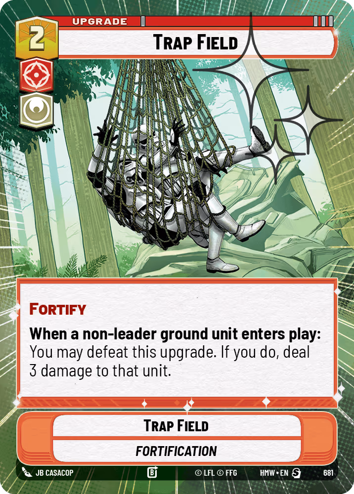 Trap Field HMW-681 Hyperspace Foil Star Wars Unlimited card