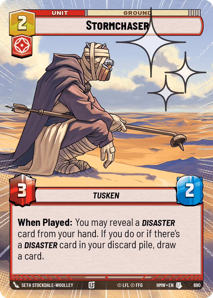 Stormchaser HMW-690 Hyperspace Foil Star Wars Unlimited card
