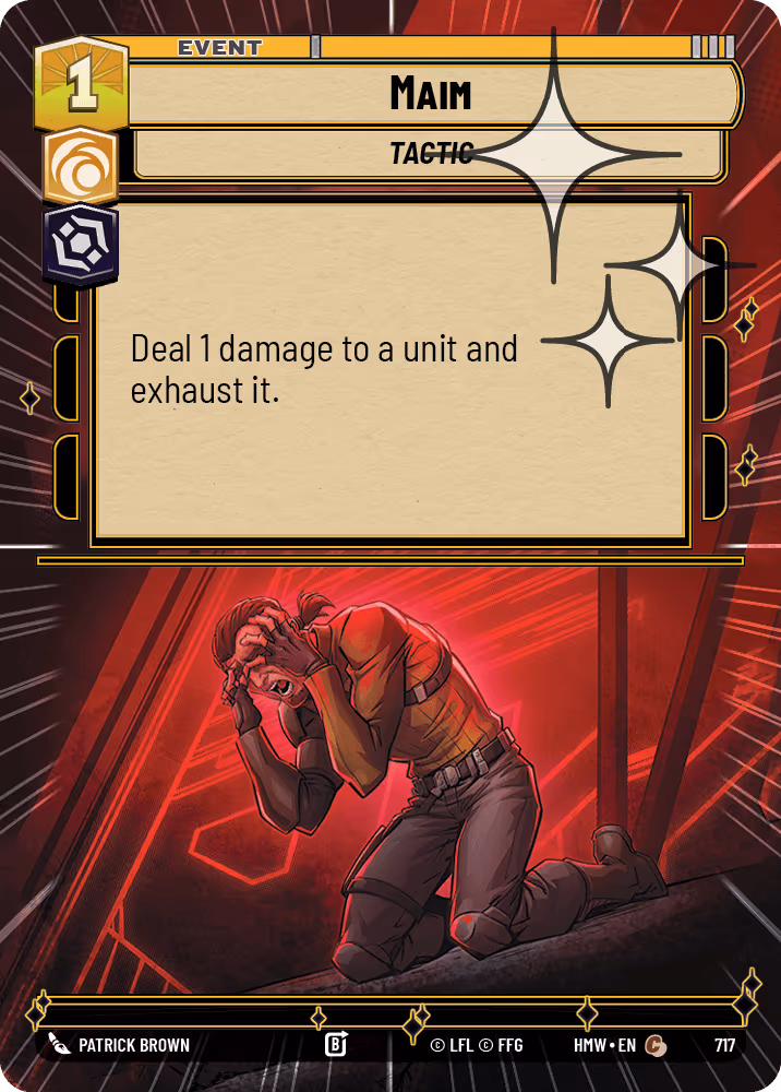 Maim HMW-717 Hyperspace Foil Star Wars Unlimited card