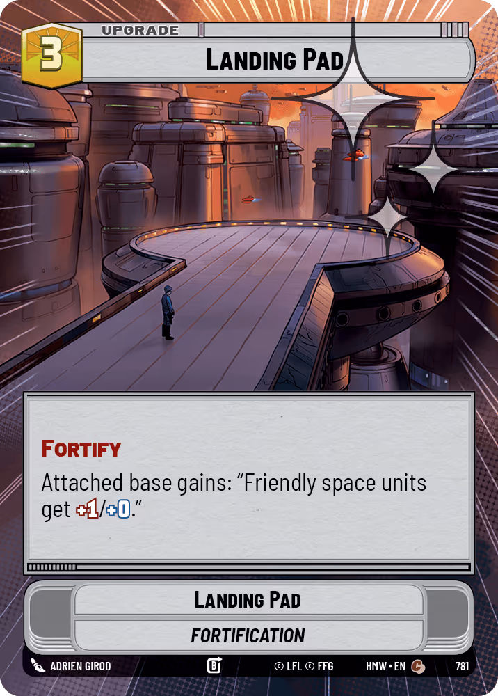 Landing Pad HMW-781 Hyperspace Foil Star Wars Unlimited card
