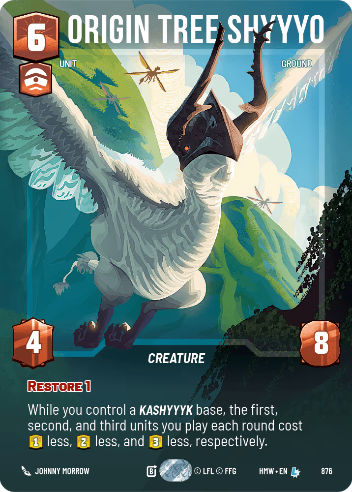 Origin Tree Shyyyo HMW-876 Prestige Foil Star Wars Unlimited card