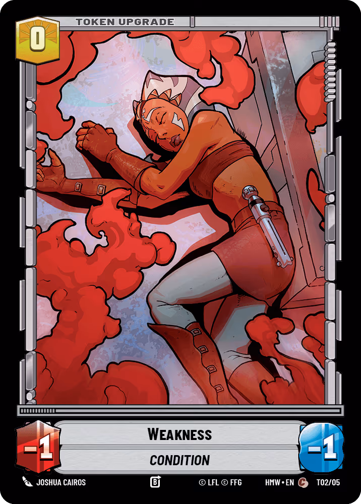 Weakness HMW-T02 Star Wars Unlimited card