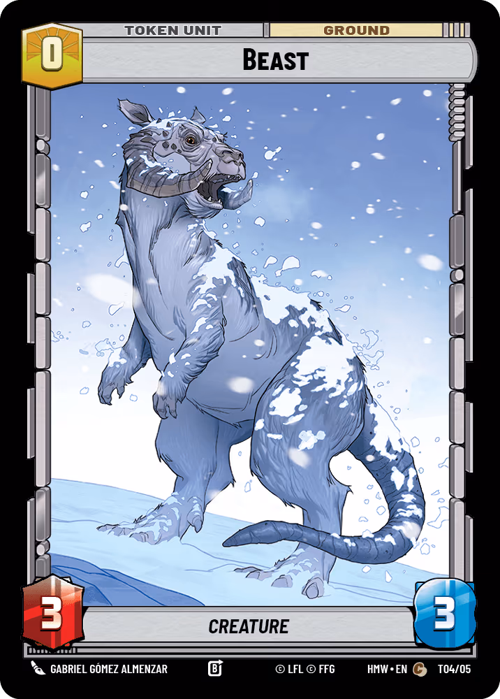 Beast HMW-T04 Normal Star Wars Unlimited card
