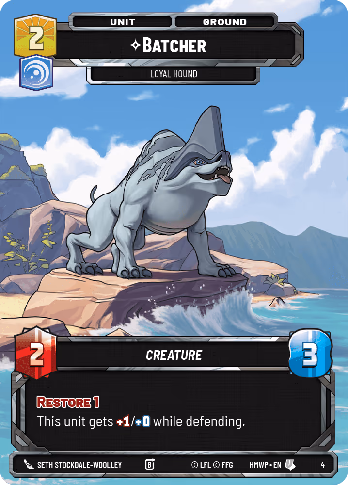 Batcher - Loyal Hound HMWP-04 Star Wars Unlimited card