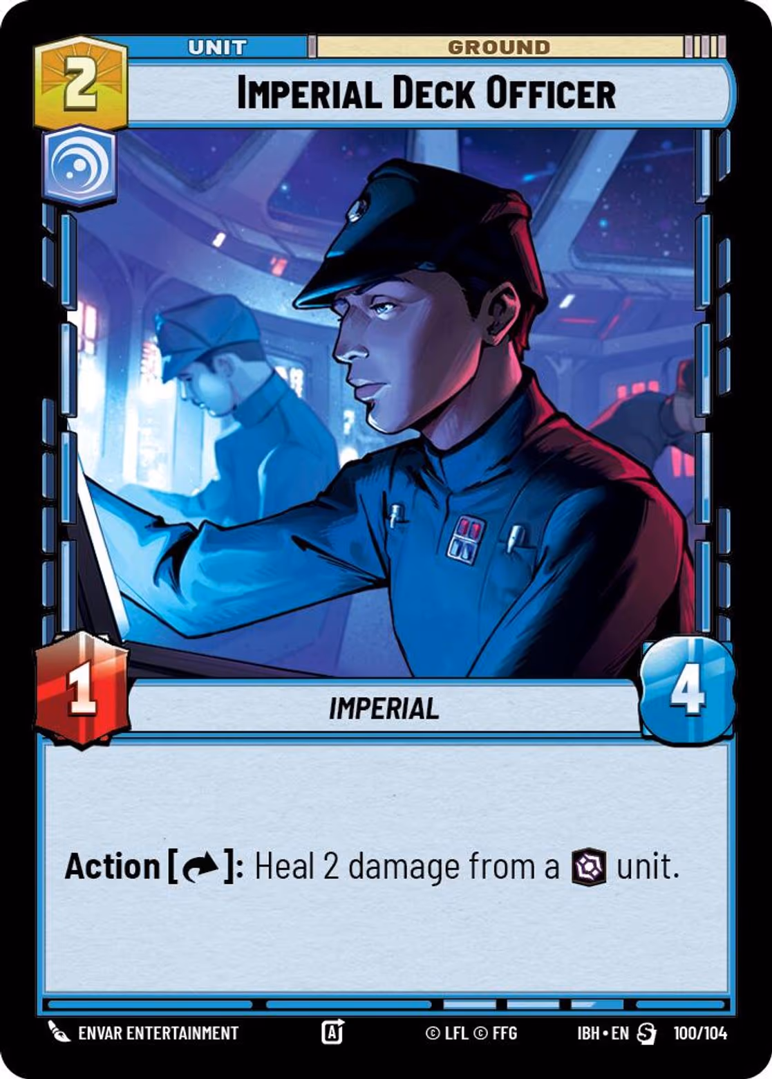 Imperial Deck Officer IBH-100 Normal Star Wars Unlimited card