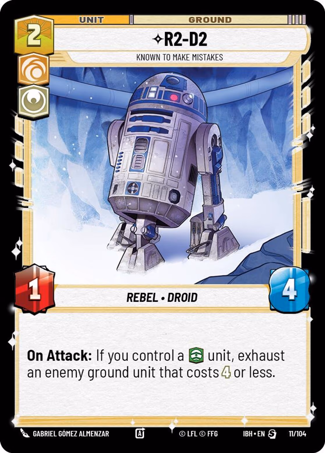 R2-D2 - Known to Make Mistakes IBH-11 Star Wars Unlimited card