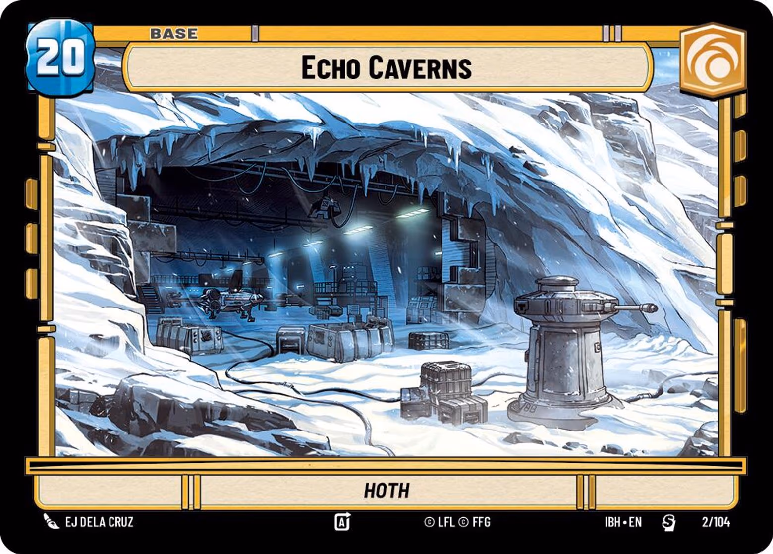 Echo Caverns - Hoth IBH-2 Star Wars Unlimited card