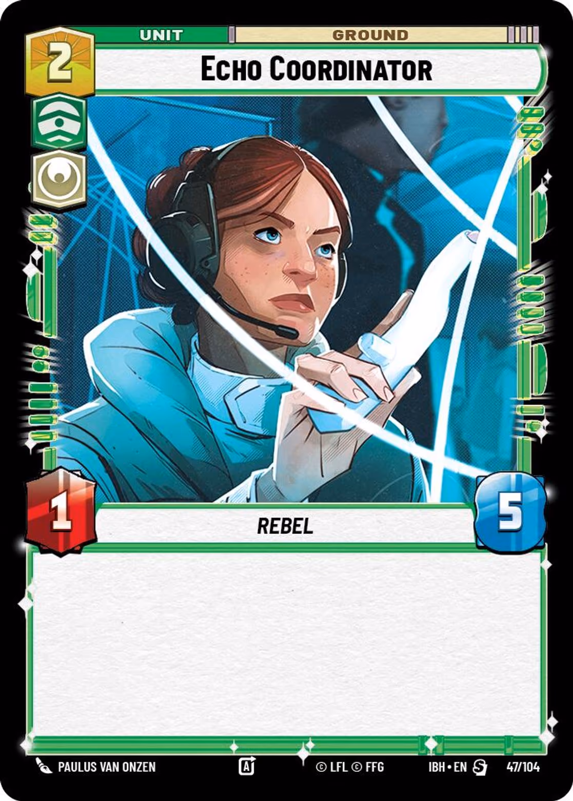 Echo Coordinator IBH-47 Normal Star Wars Unlimited card
