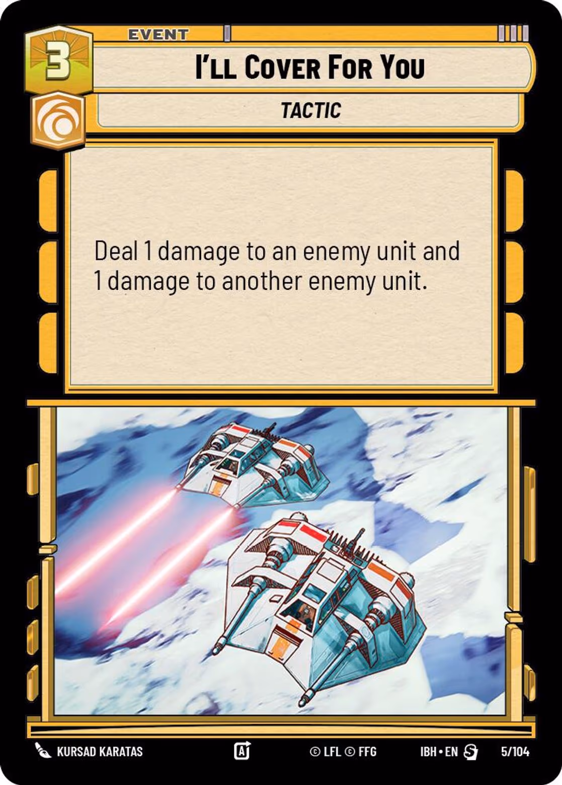 I'll Cover For You IBH-5 Star Wars Unlimited card