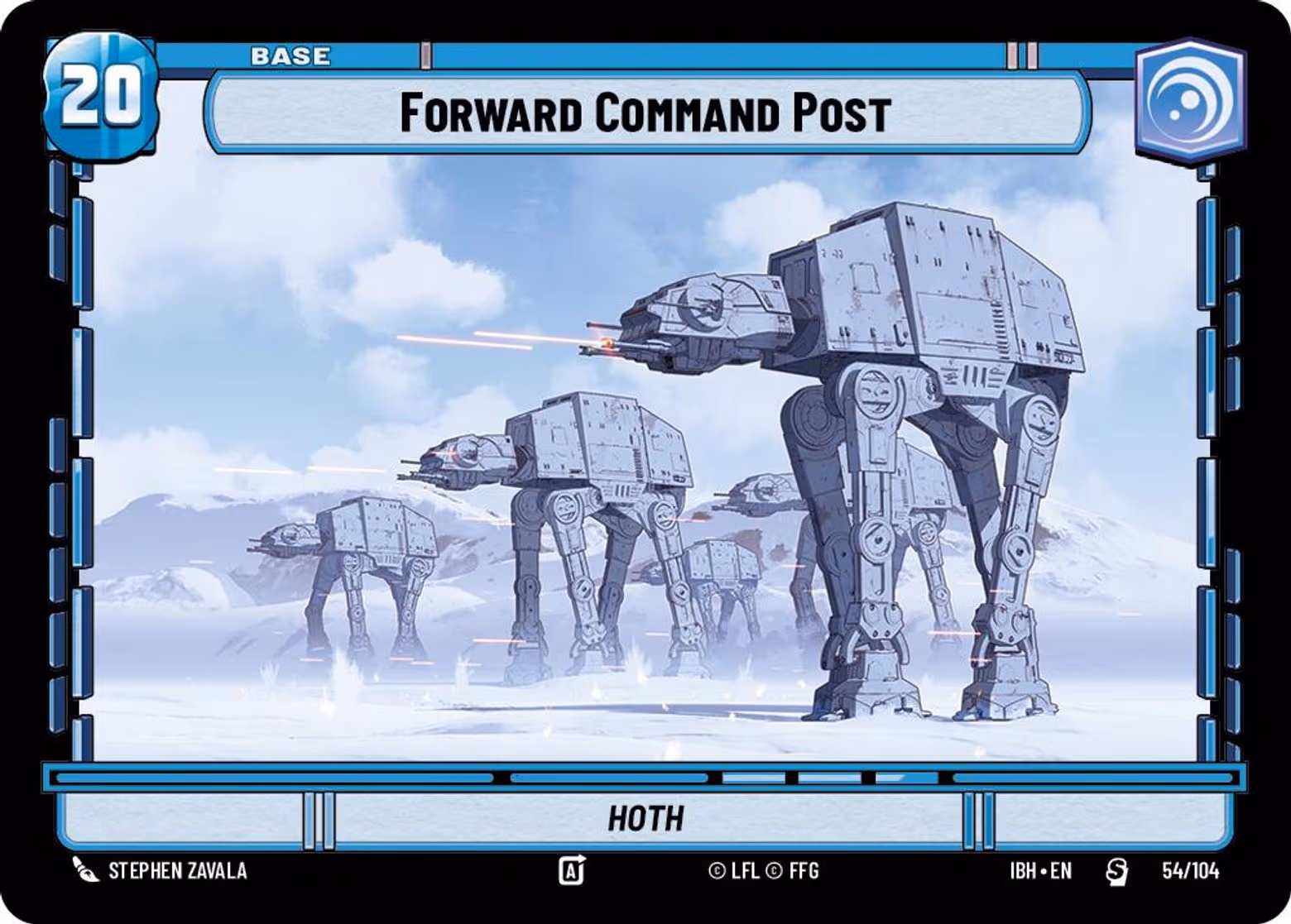 Forward Command Post - Hoth IBH-54 Star Wars Unlimited card