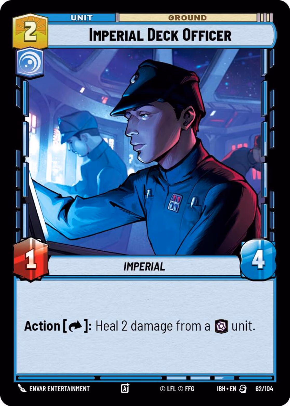 Imperial Deck Officer IBH-62 Star Wars Unlimited card
