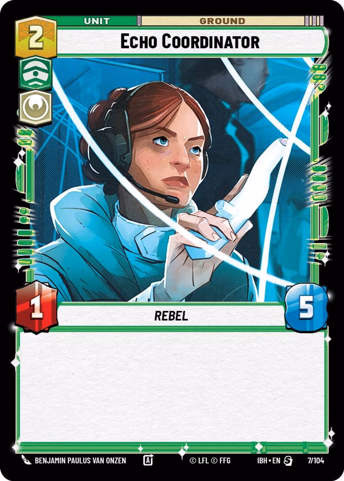 Echo Coordinator IBH-7 Star Wars Unlimited card
