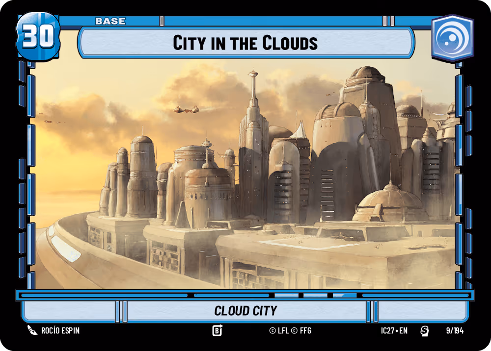 City in the Clouds - Cloud City IC27-009 Star Wars Unlimited card