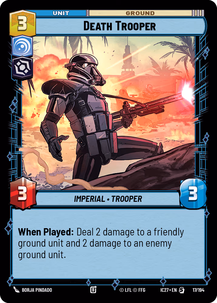 Death Trooper Star Wars Unlimited card