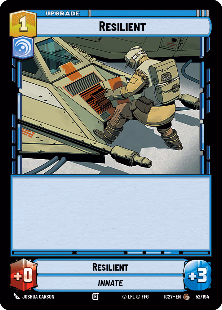 Resilient IC27-052 Star Wars Unlimited card