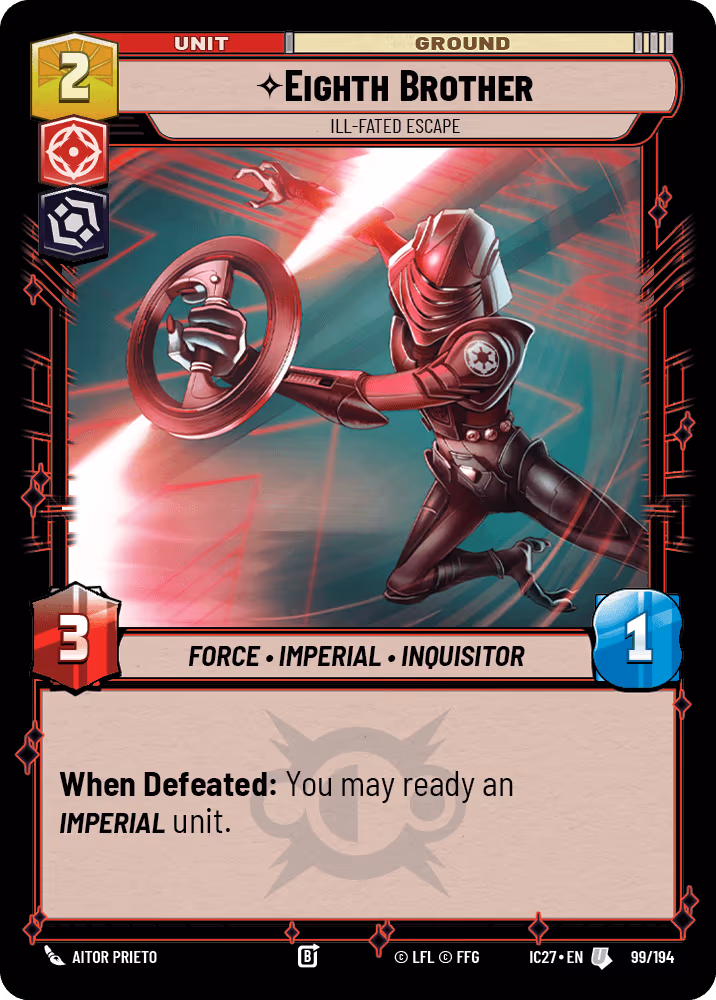 Eighth Brother - Ill-Fated Escape Star Wars Unlimited card