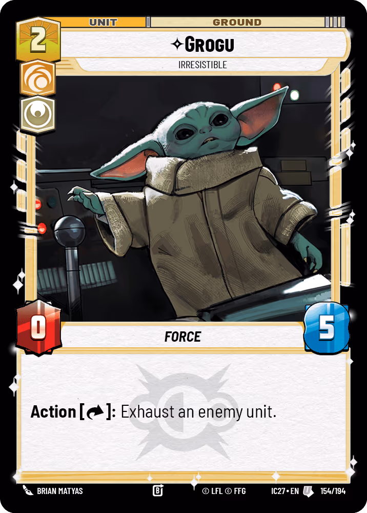 Grogu - Irresistible IC27-154 Star Wars Unlimited card