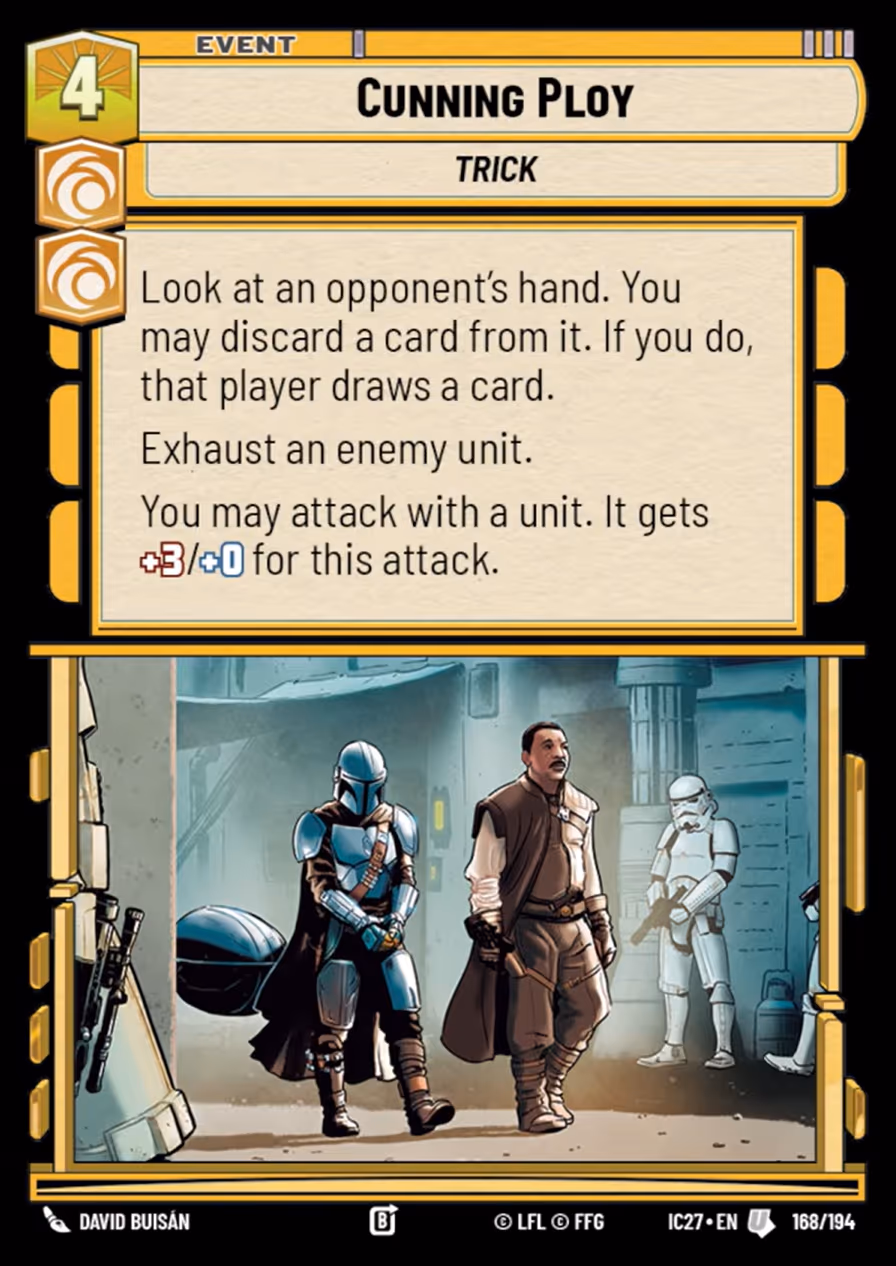 Cunning Ploy IC27-168 Star Wars Unlimited card