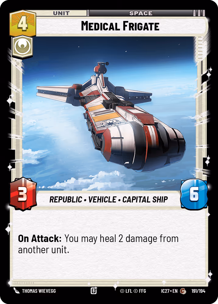 Medical Frigate IC27-191 Star Wars Unlimited card