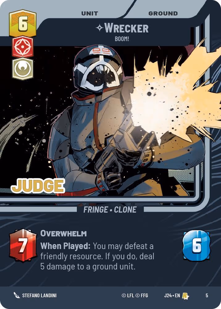Wrecker - Boom! J24-5 Star Wars Unlimited card