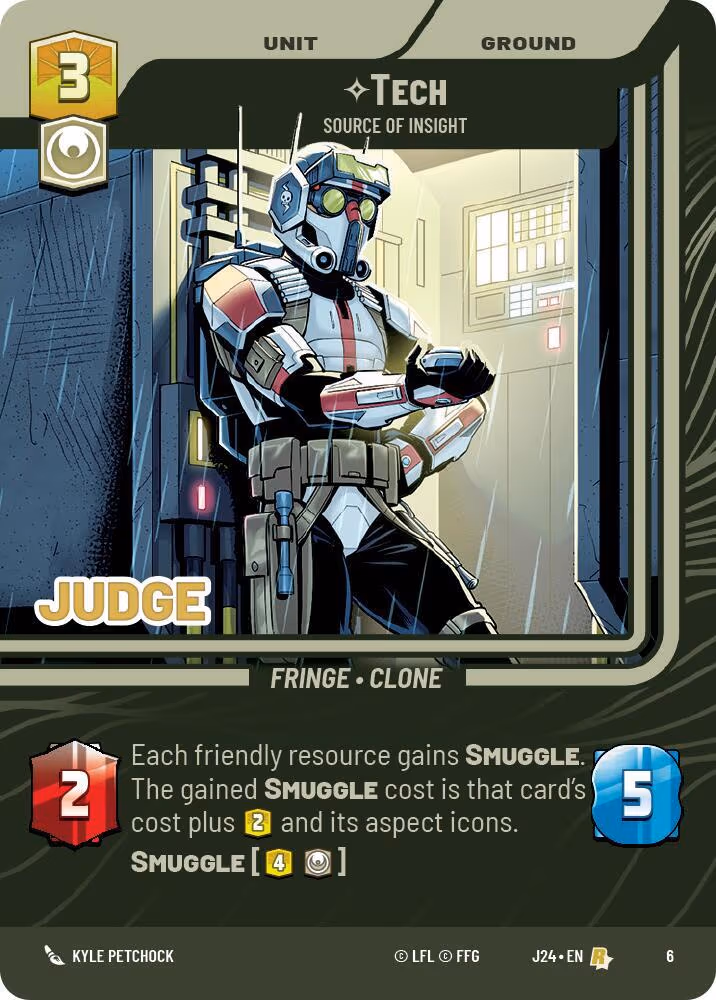 Tech - Source of Insight J24-6 Star Wars Unlimited card